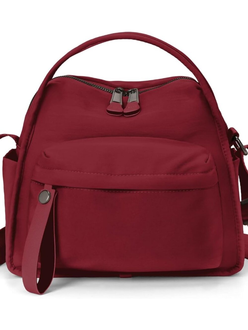 Women's Elegant Solid Color Shoulder Bag Fashionable Zipper Crossbody Bags Soft